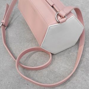 Pink crossbody purse